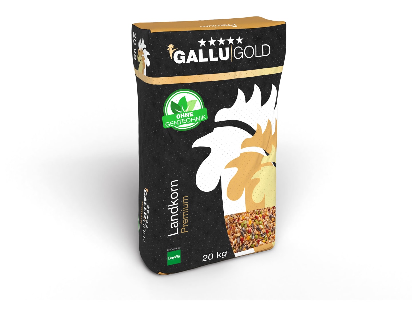 GALLUGOLD Landkorn Premium OG Körnermischung als Legehennenfutter Körner 20 kg Sack