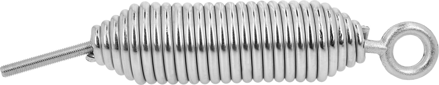 Bordwandrückzugfeder, 270 x 10 mm x Ø 10 mm, verzinkt, mit Schraube