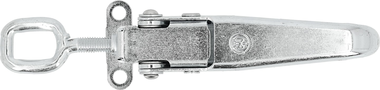 Exzenterverschluss, "60450", verzinkt, leichte Ausführung mit Öse, verstellbar, zum anschrauben