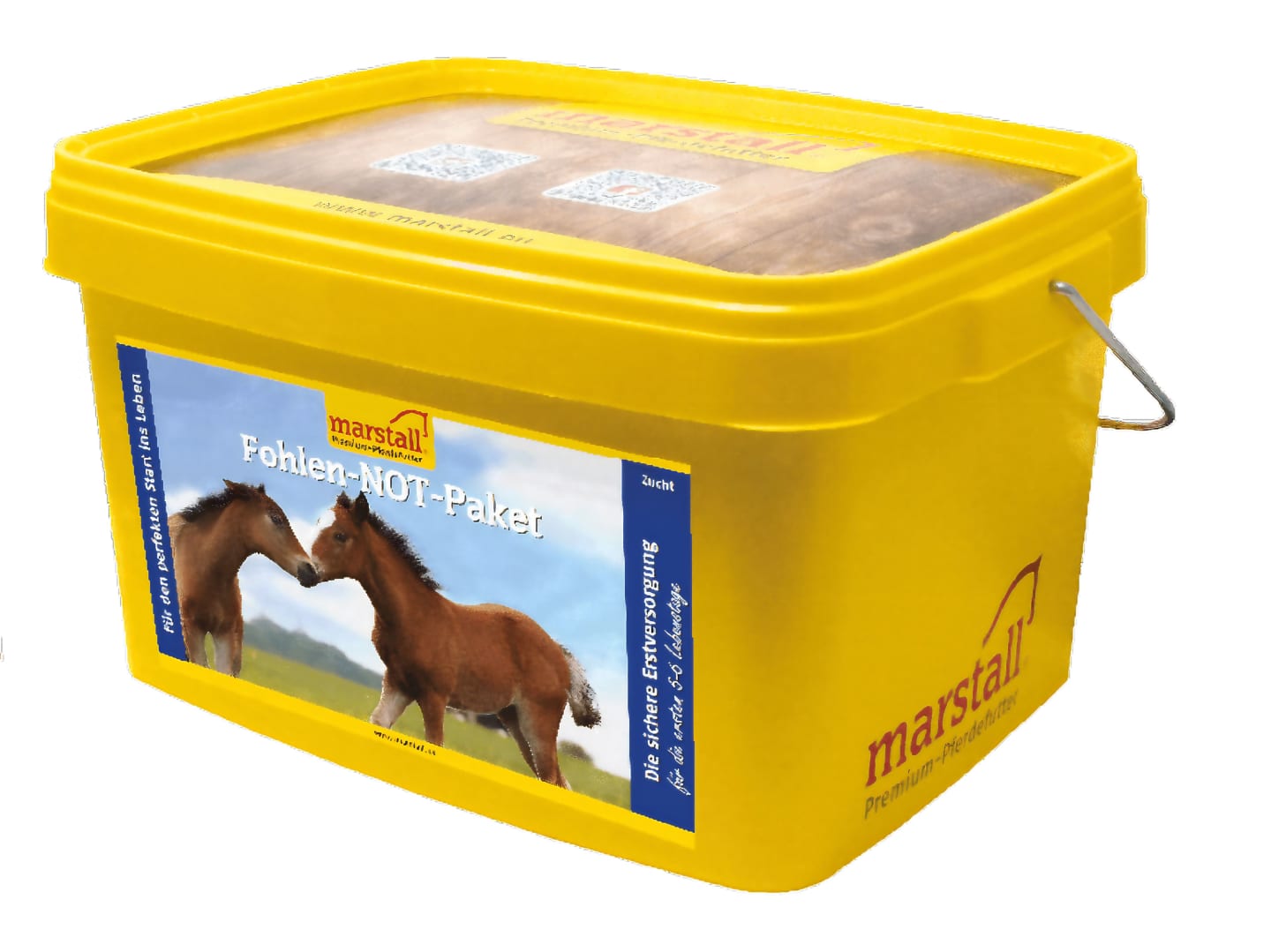 marstall® Fohlen-Not-Paket 5 kg Eimer Kolostral- und Folgemilchpulver für Fohlen in der ersten Lebenswoche