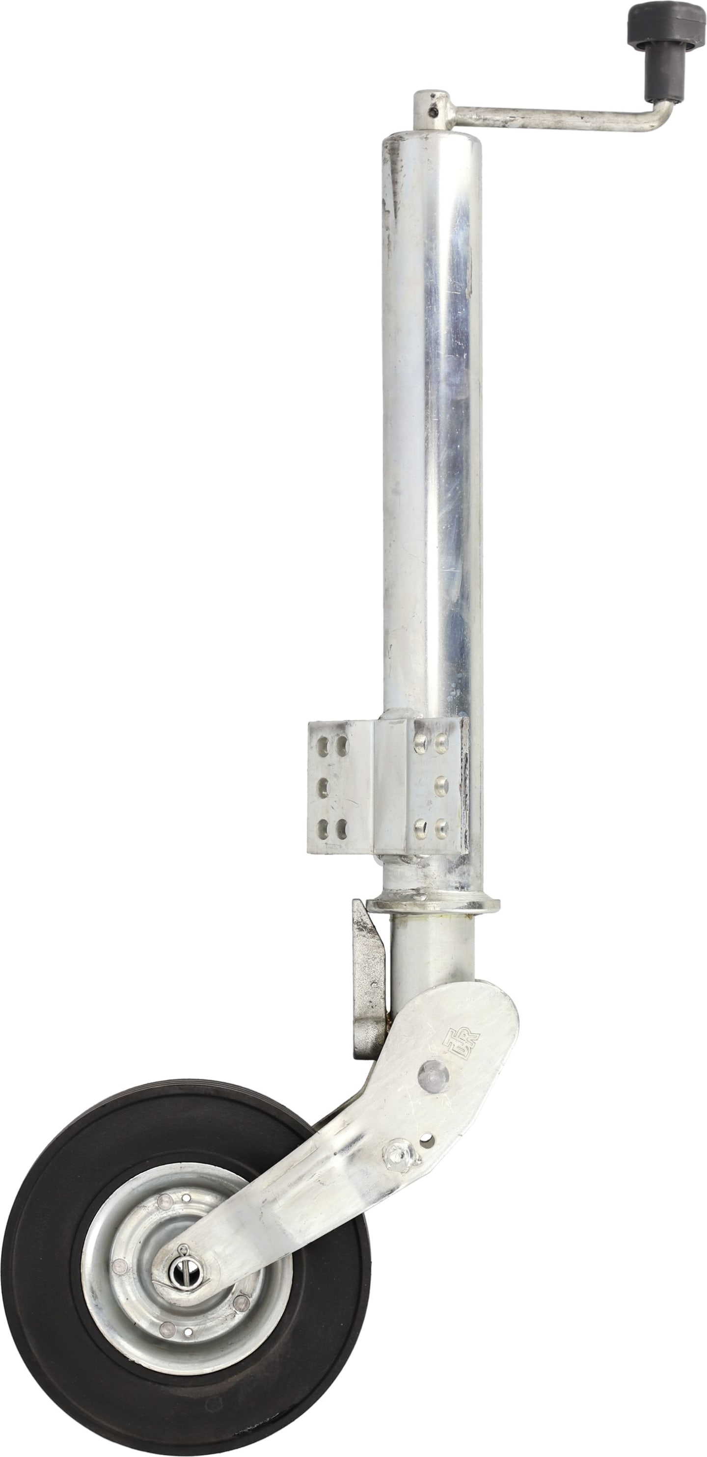 Stützrad Stützlast 500 kg, Rohr 60 mm, leichte Ausführung, vollautomatisch, Anschraubplatte, 44.133