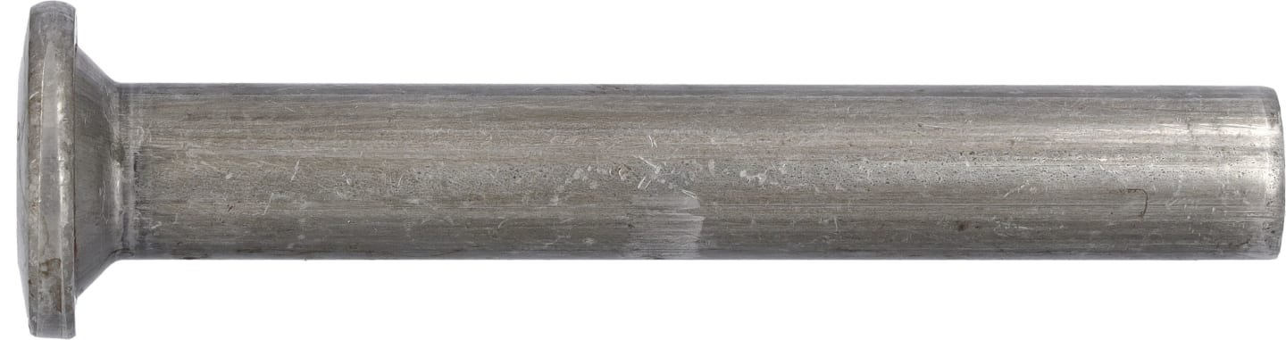 Pendelbolzen, Länge 130 mm, mit gerader Endkappe, zum anschweißen, für Kipplager