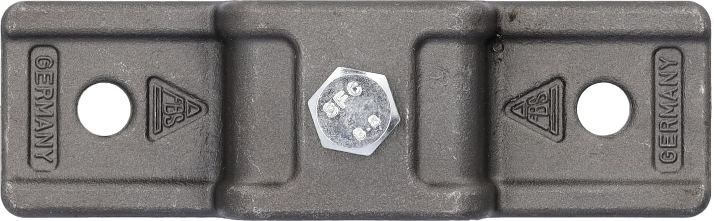 Rungenhalter für Vierkantrohr 40 x 20 mm, mit Feststellschraube