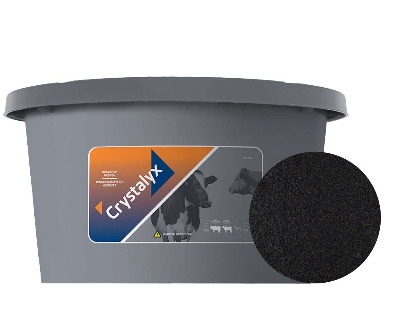 Crystalyx® Rumilyx hochwertige Leckmasse für Milchkühe zur Unterstützung in der Transitphase oder bei Hitzestress 80 kg Kübel