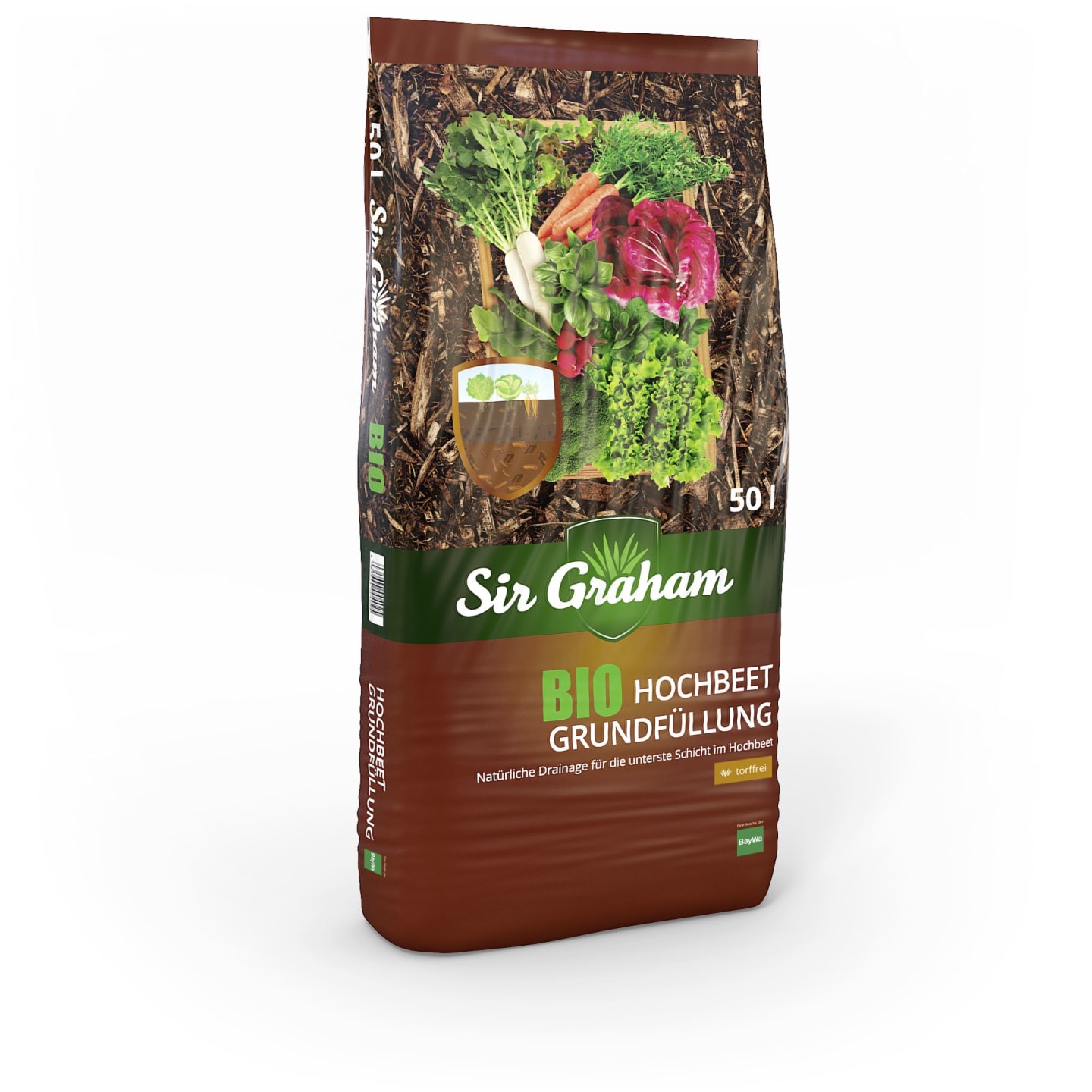 Sir Graham Bio Hochbeet Grundfüllung 50 l Sack