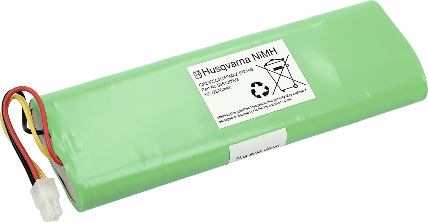 Husqvarna® Ersatzakku 18 V/2,2 Ah NiMH, für Mähroboter Gardena, Husqvarna, 5351209-03