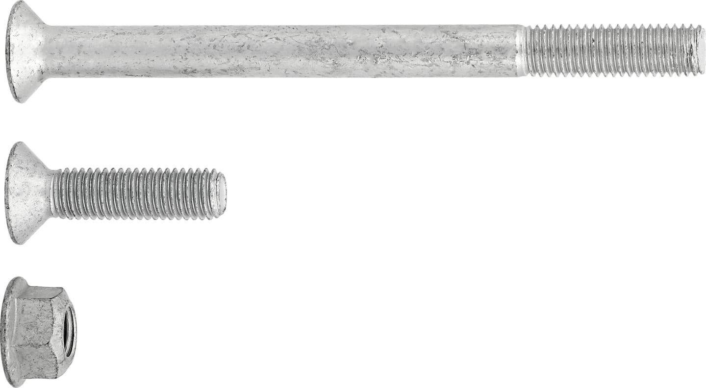 Rockinger Befestigungssatz "Variobloc" Senkschraube 40 mm; 130 mm, für Basisplatte, ROE70805