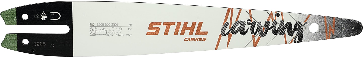 STIHL Führungsschiene "Carving E" 30 cm 1/4" .050"/1,3 mm, Aufnahme 3005, 3005 000 3205
