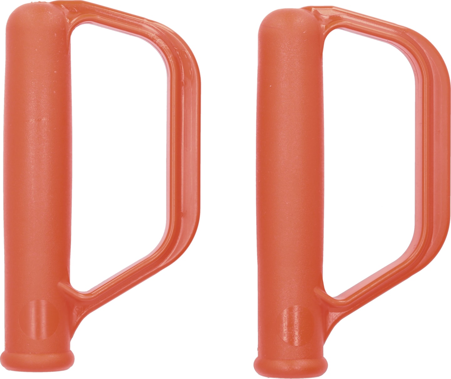 mefro Griff Kunststoff orange mit Handschutz, für Sackkarren, Kistenkarren und Stapelkarren, 2 St., 94201008