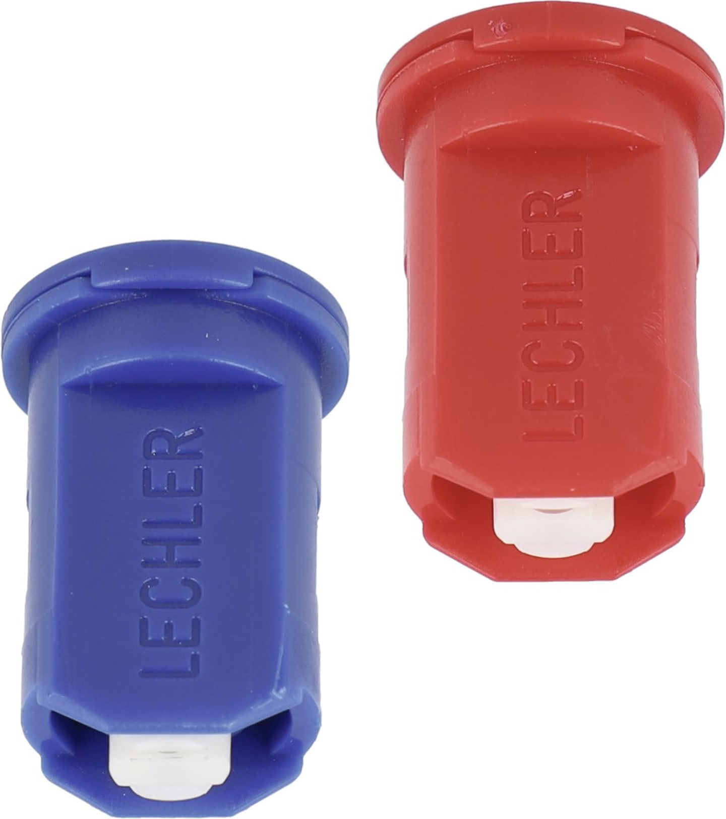 Lechler Air-Injektor Doppel-Flachstrahldüse "IDKT-C" 2 x 120°; Strahlrichtung 30°/30° Keramik
