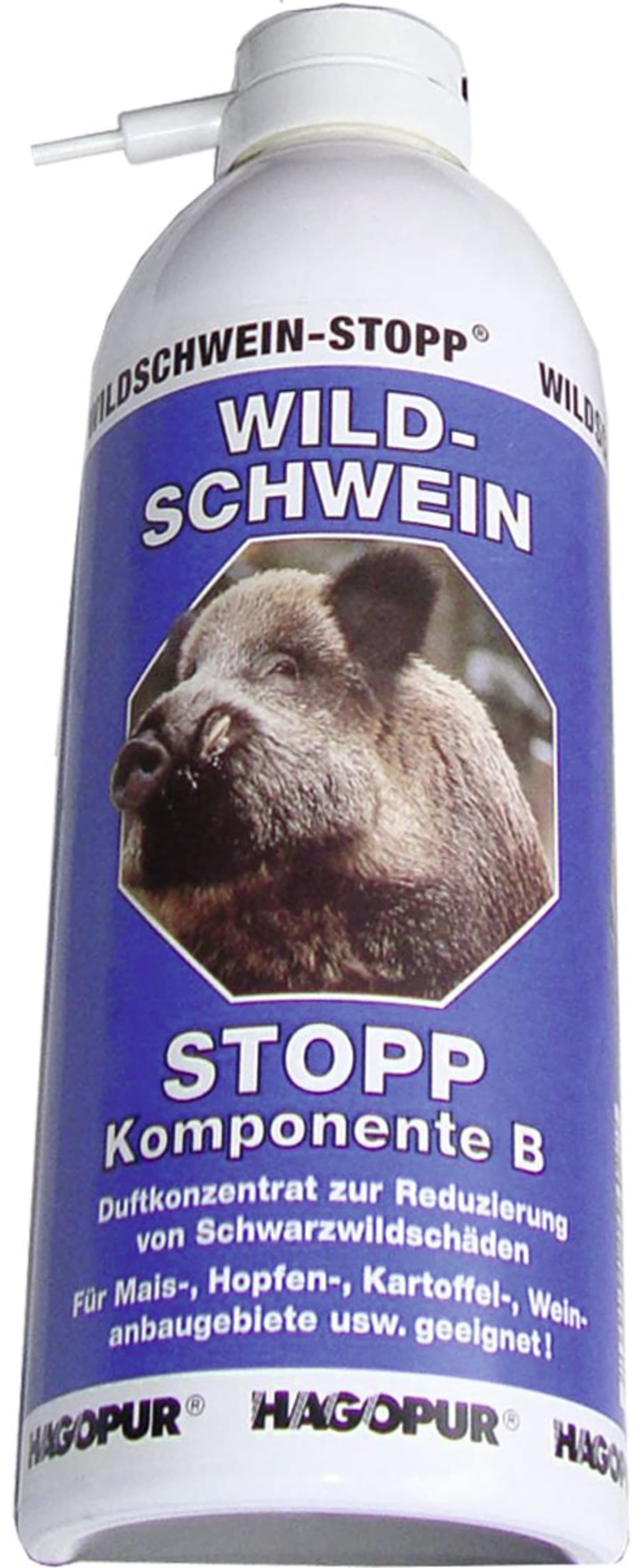 Hagopur® Abwehrmittel "Wildschwein Stopp" blau, 400 ml