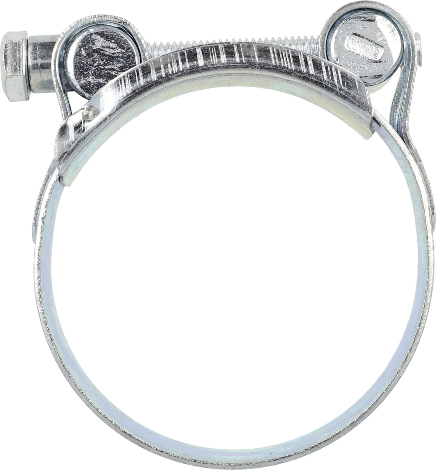 Hücobi Spannbackenschelle, 52 – 55 mm, Stahl, verzinkt, 1521 052055