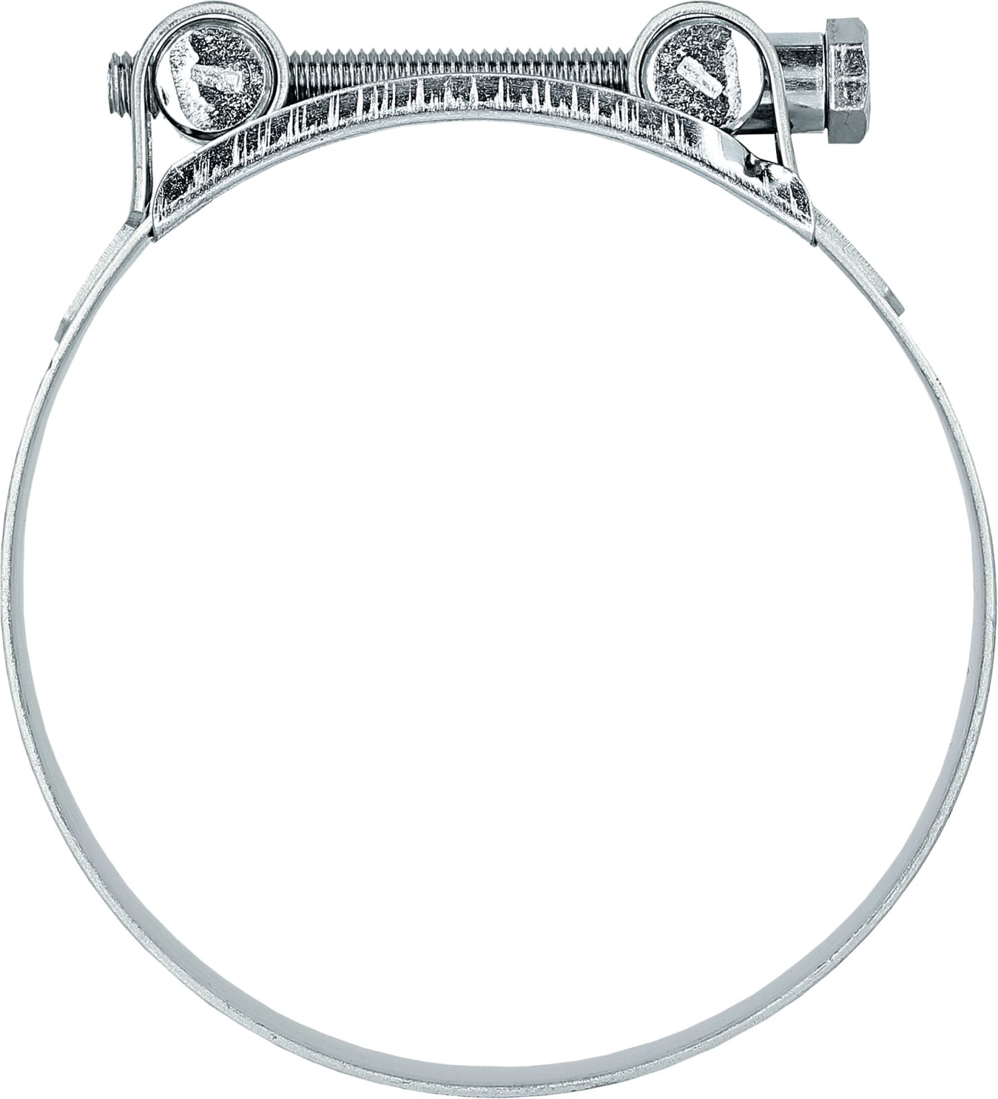 Hücobi Spannbackenschelle, 98 – 103 mm, Stahl, verzinkt, 1521 098103