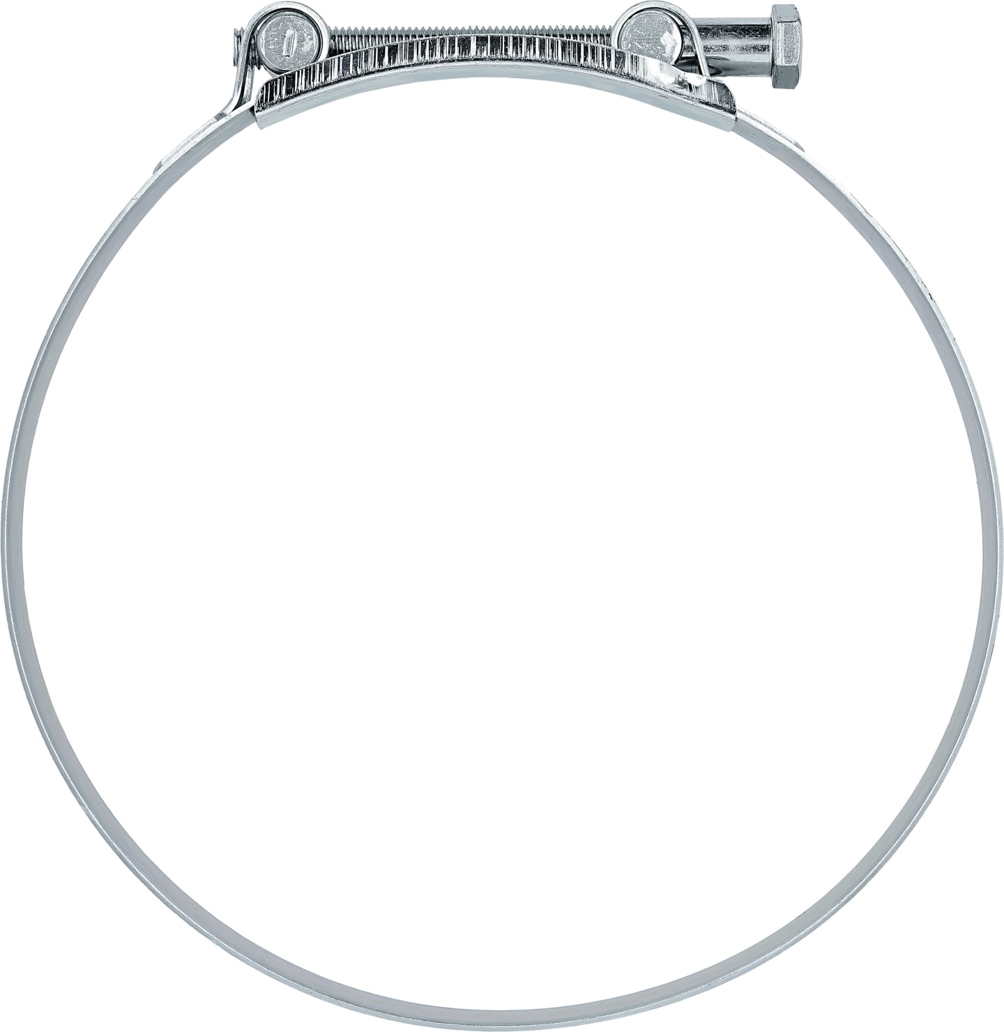 Hücobi Spannbackenschelle, 201 – 213 mm, Stahl, verzinkt, 1521 201213
