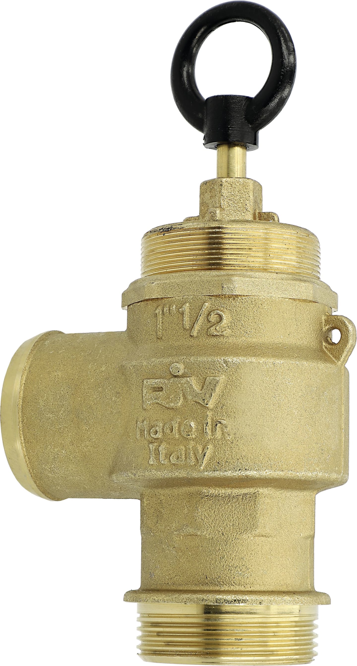 Hücobi Sicherheitsventil 1 1/2", 0,5 bar, Messing, 8200 038005