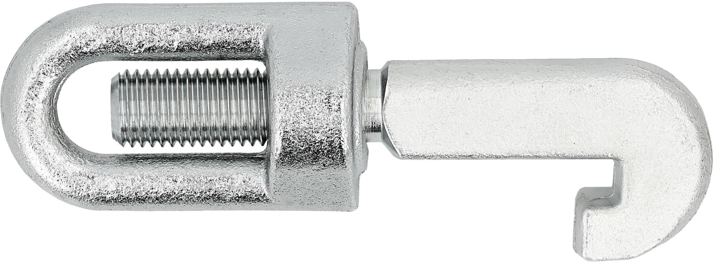 Hücobi Hakenschraube M 20 IG; M 20 AG x 155, mit Ringmutter und U-Scheibe, für Rückwand, 8392 022155