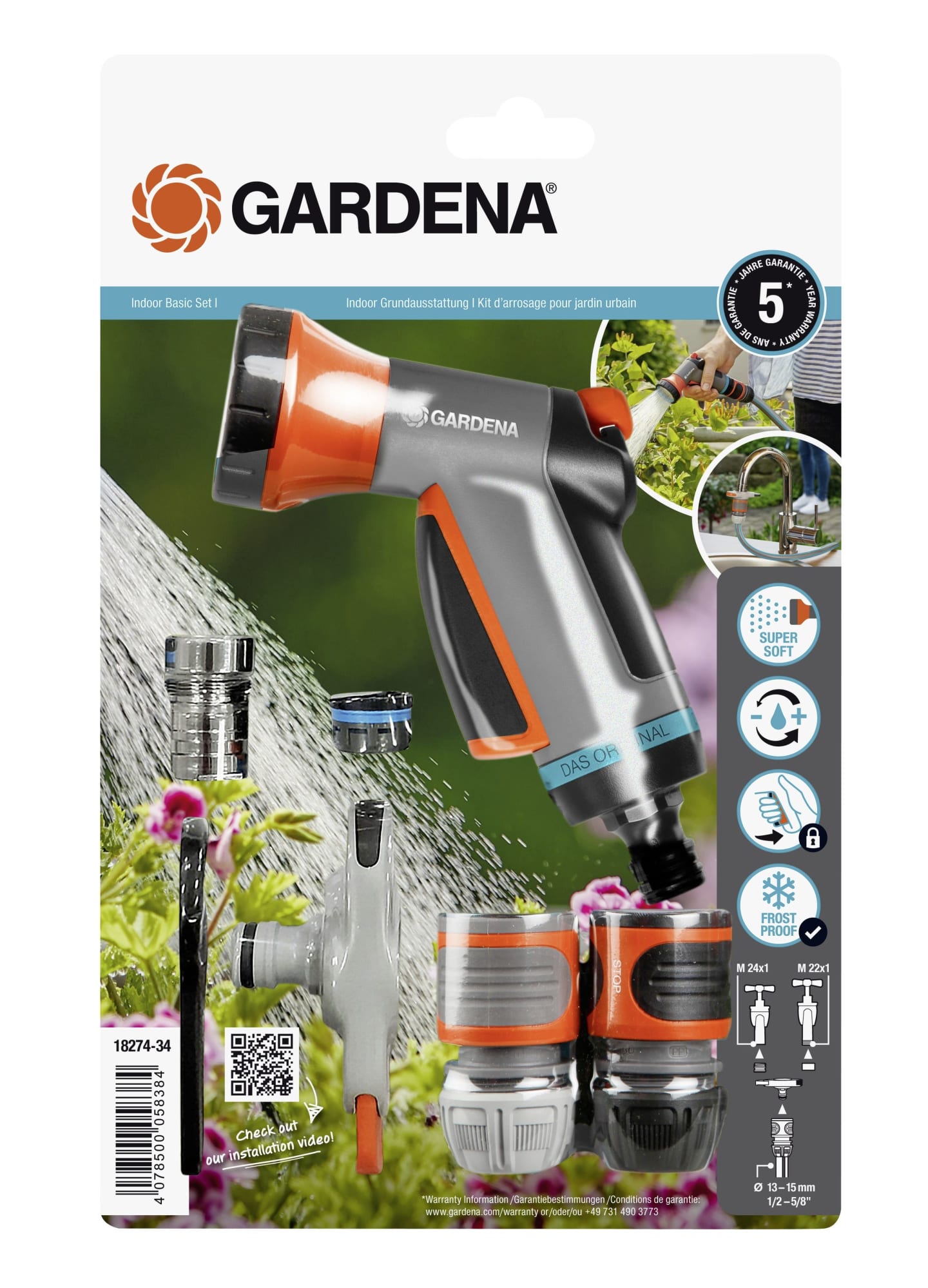 GARDENA Indoor Grundausstattung 18274-20