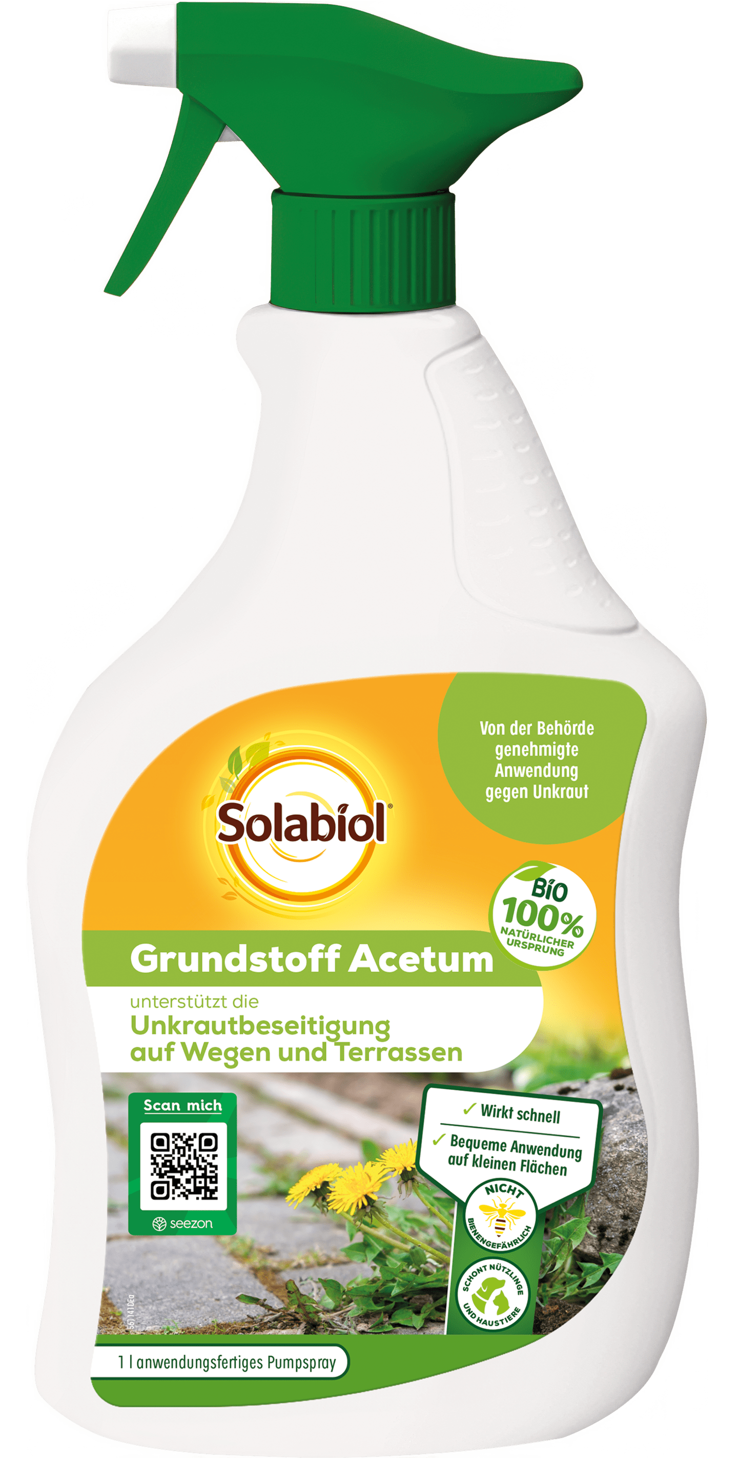Solabiol Grundstoff Acetum Spray 1 l