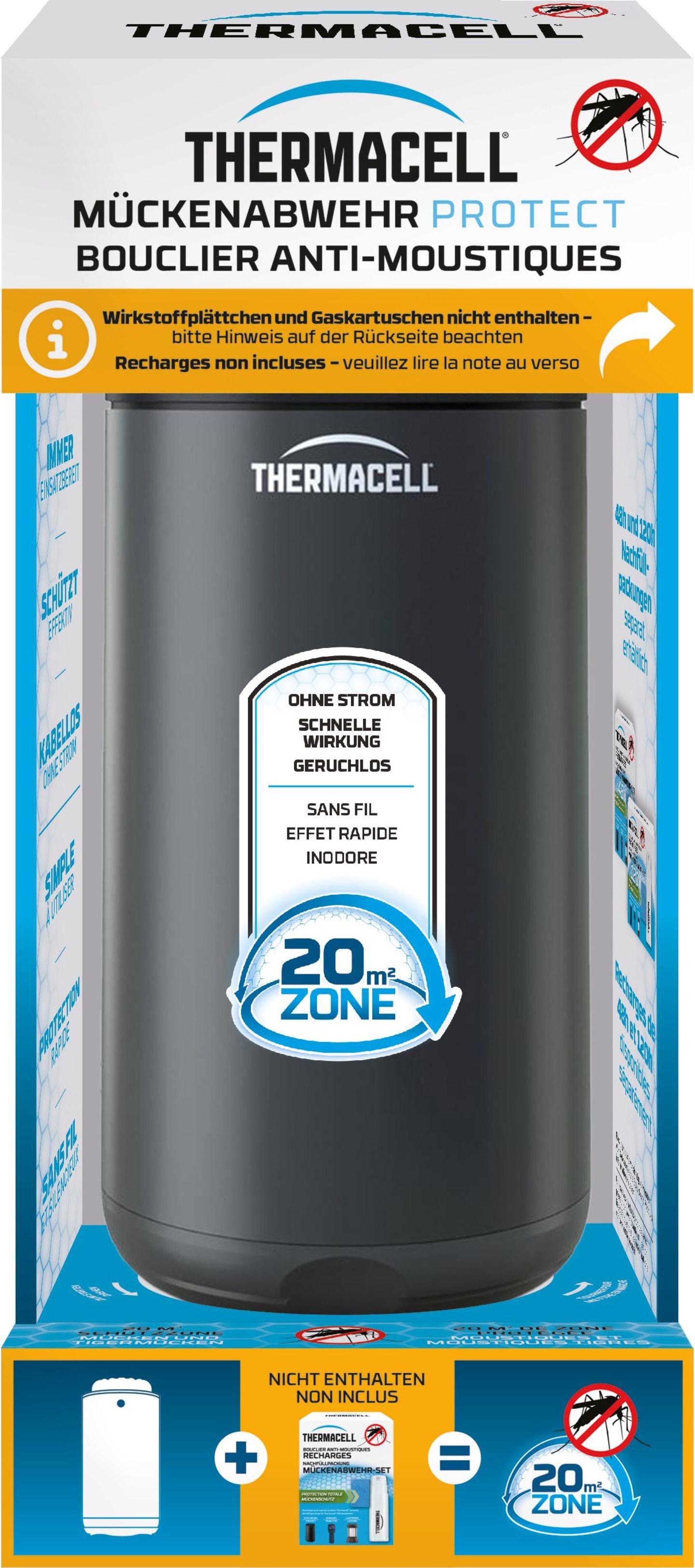 Thermacell Mückenabwehr Protect ohne Wirkstoff 1 St.
