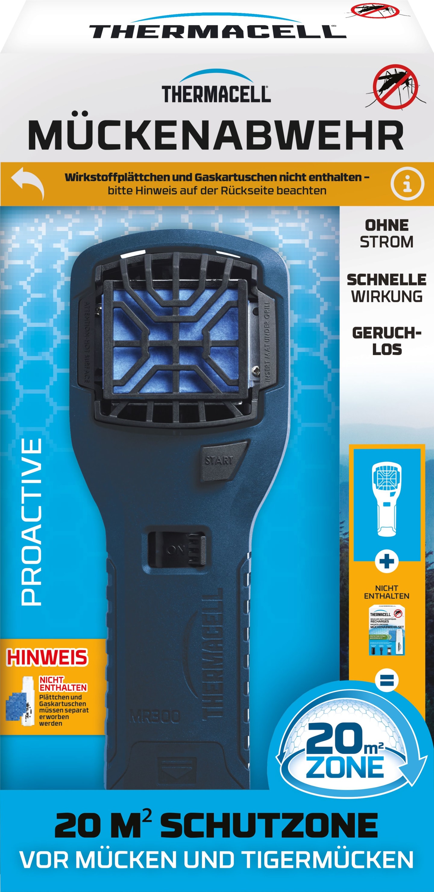 Thermacell Mückenabwehr Proactive Handgerät ohne Wirkstoff 1 St.