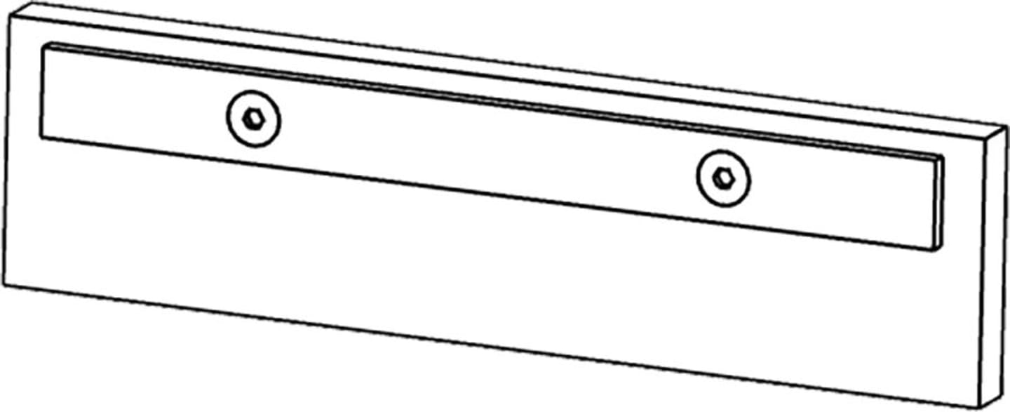 Wiedenmann® Schürfleiste Kunststoff mit Befestigungsteilen für Schneepflug Vario 3354, 1233050