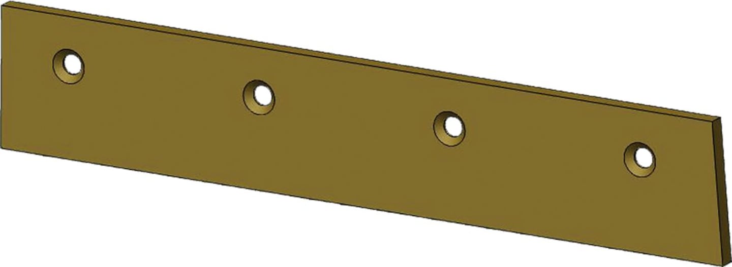 Wiedenmann® Schürfleiste Stahl für Schneepflug Vario 3357, 1251860