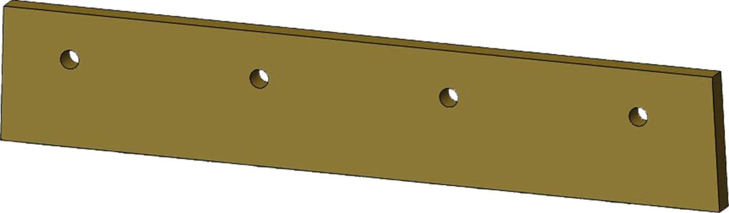 Wiedenmann® Schürfleiste Kunststoff für Schneepflug Vario 3357, 1251844