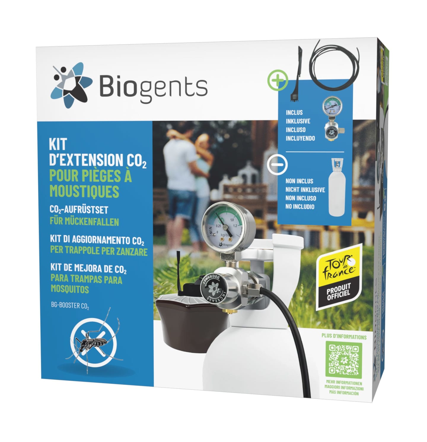 Biogents BG-Booster CO2 für Mückenfalle BG-Mosquitaire, 86601358_DE