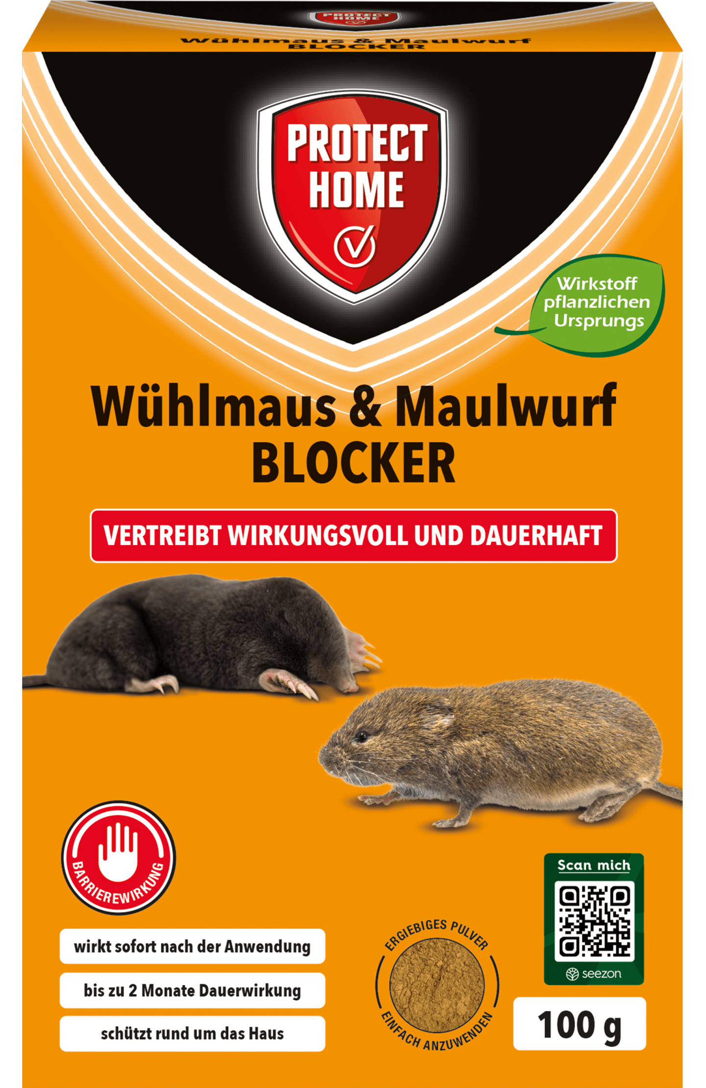 Protect Home Rodicum Wühlmaus u Maulwurf Blocker 100 g