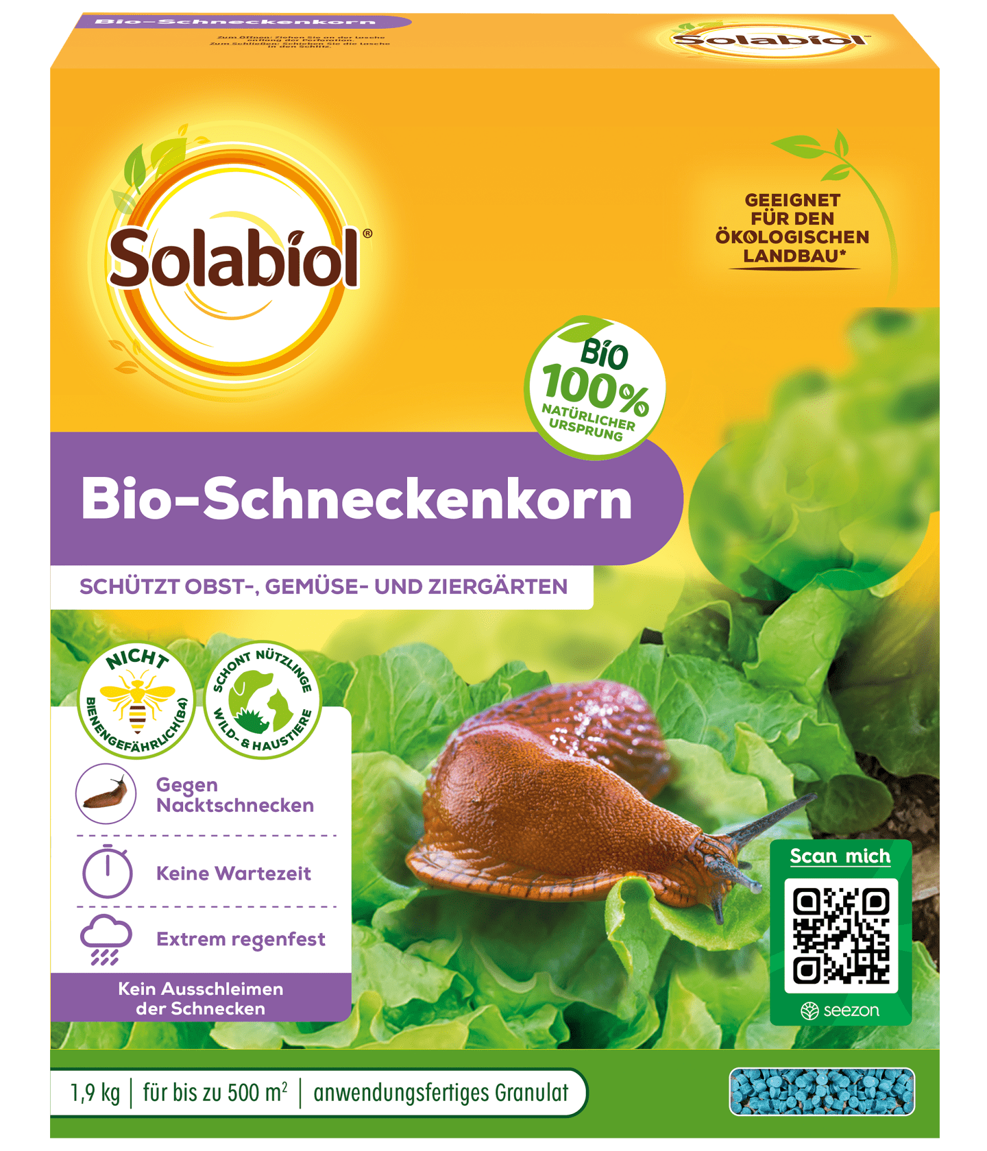 Solabiol Bio-Schneckenkorn 1,9 kg