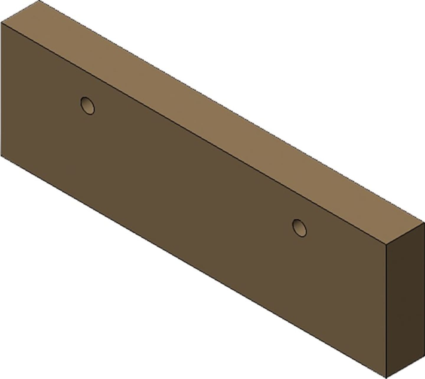 Wiedenmann® Schürfleiste Kunststoff für Schneepflug Vario Flex, 1015348