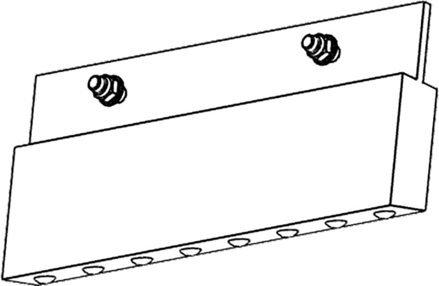 Wiedenmann® Schürfleiste Gummikorund für Schneepflug Vario Flex, 1252226