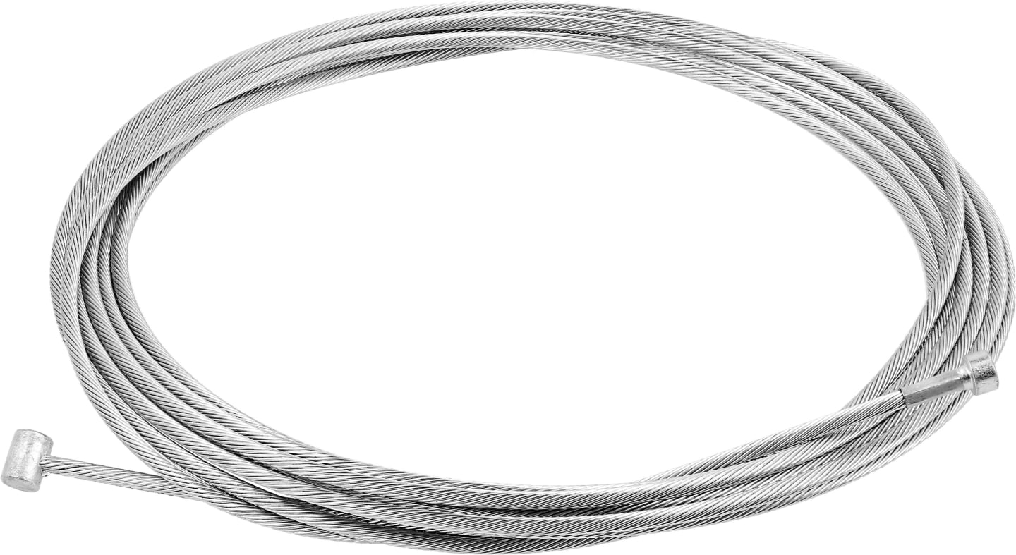 Bowdenzug 2.000 mm, angepresster Nippel 6,5 x 9,3 mm, Endstück Ø 6 x 3,5 mm