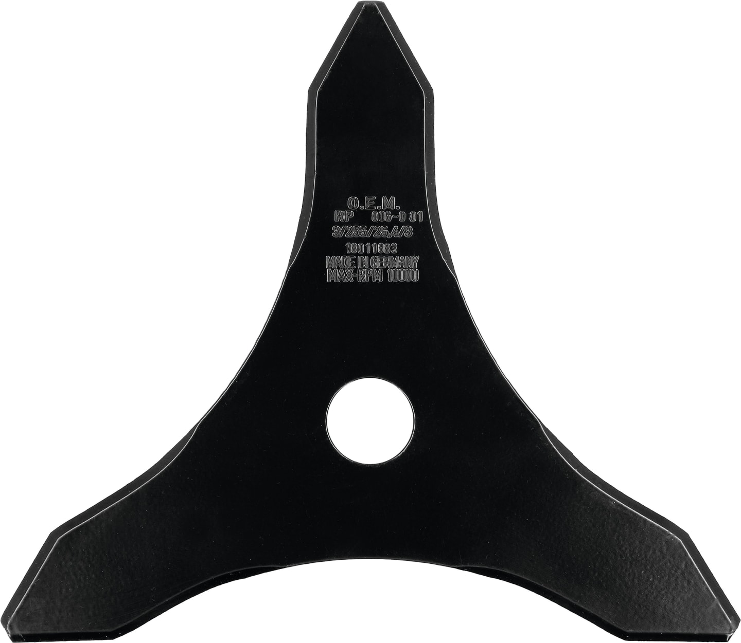 Dickichtmesser "Deutschland" 250 mm, Bohrung 25,4 mm, 3 Messer gerade