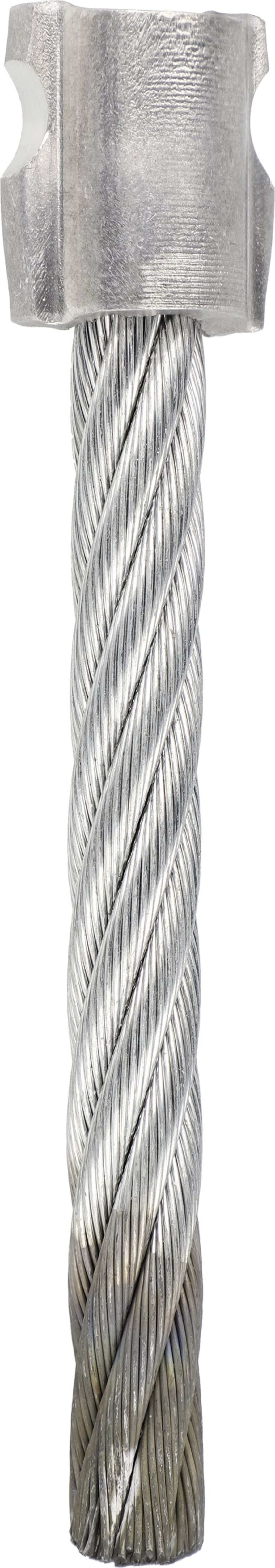 Ersatzzopf "Duo" 12 x 140 mm, Stahl, für Wildkrautbürste Duo, 8 St.