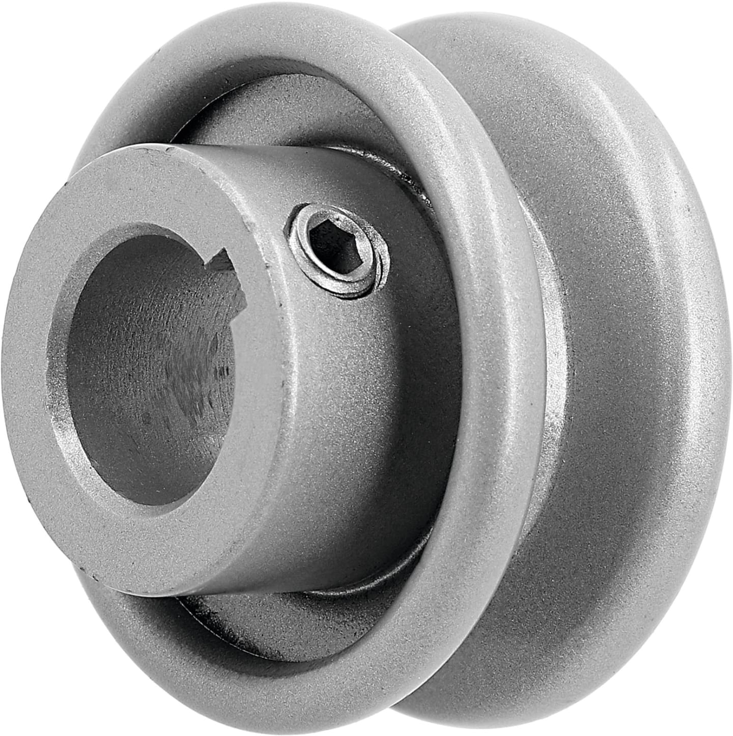 Keilriemenscheibe 50,8 x 19,05 mm, Höhe 34 mm, Stahlblech, für V-Keilriemen 12,7 mm