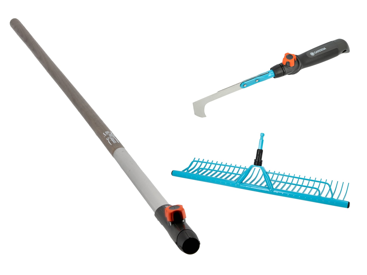 GARDENA VK-Set 1 CS Fugenkratzer+Rasenrech. 60 cm+CS Holzstiel 130cm