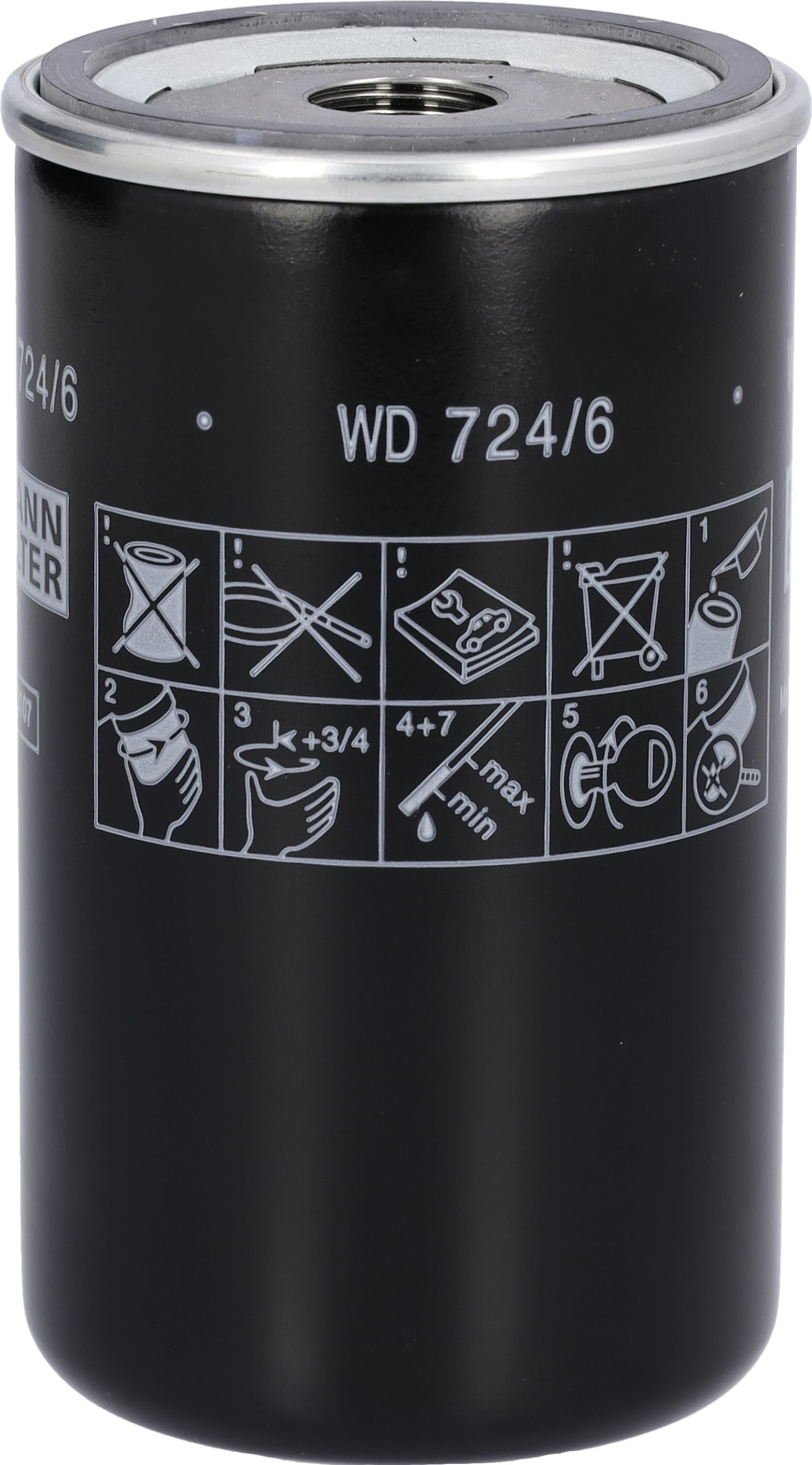 MANN Hydraulik-/Getriebeölfilter "WD 724/6"