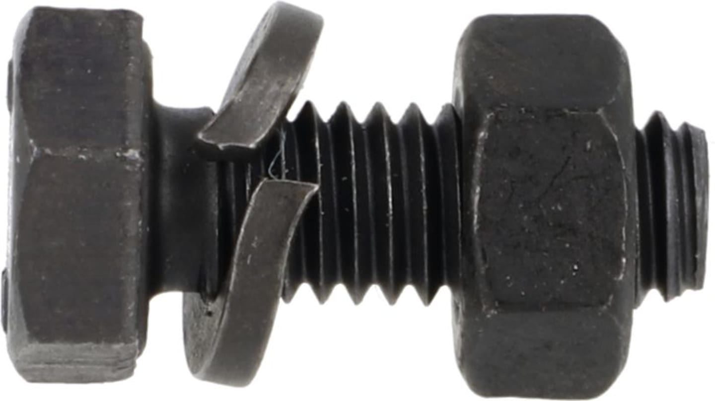 Messerschraube M 6 x 16 mm, 10 St., für Rasenmäher Wolf Garten 2-Loch-Klinge
