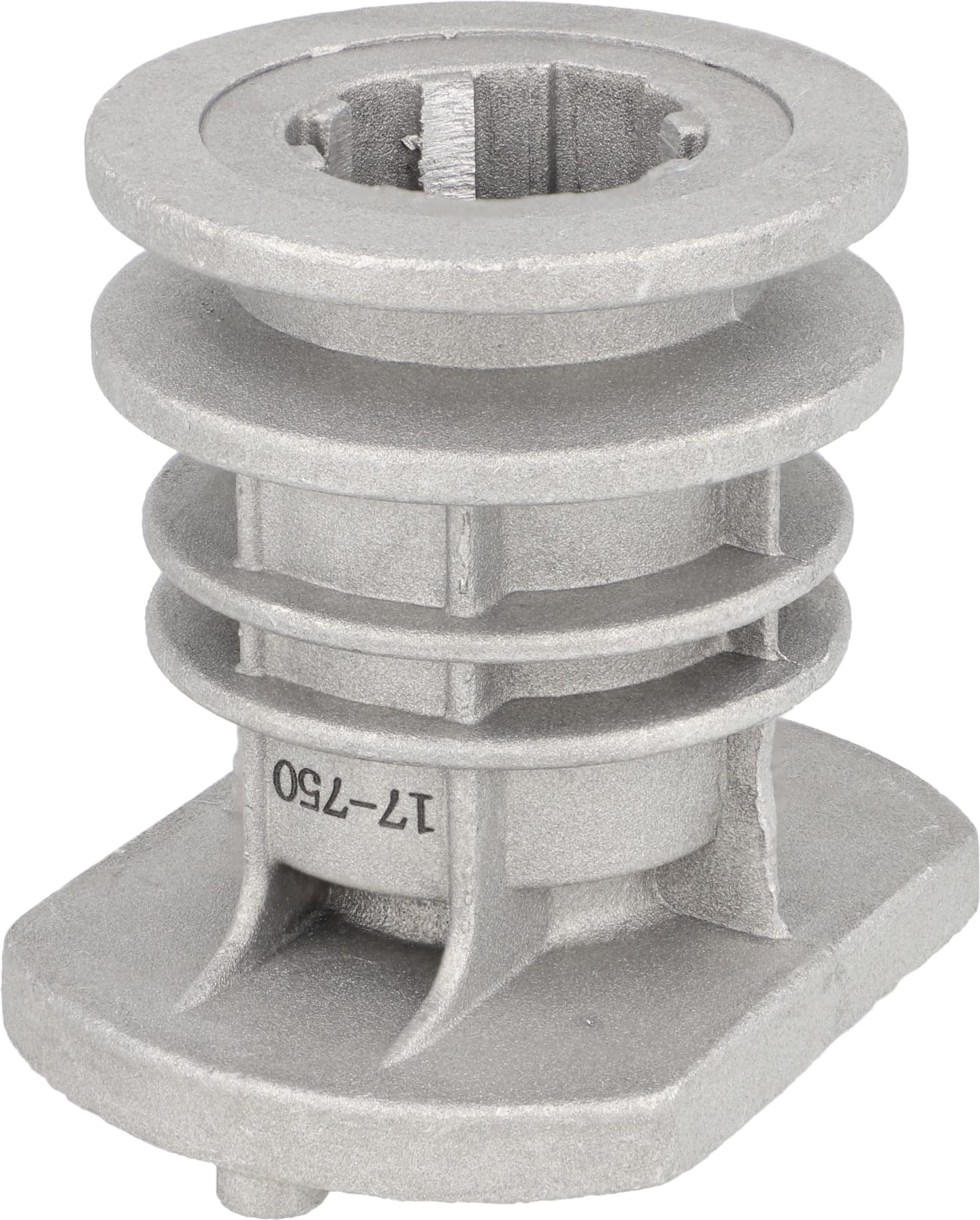 Messerkupplung für Castel Garden, Ø Welle 25 mm, Aufnahme 18 mm, Einstecktiefe 43 mm