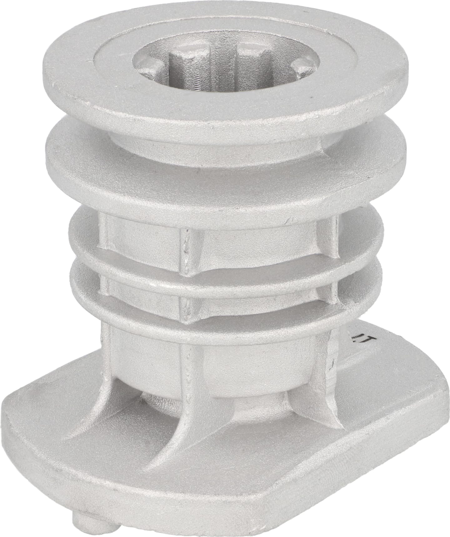 Messerkupplung für Castel Garden, Ø Welle 22,2 mm, Aufnahme 18 mm, Einstecktiefe 43 mm