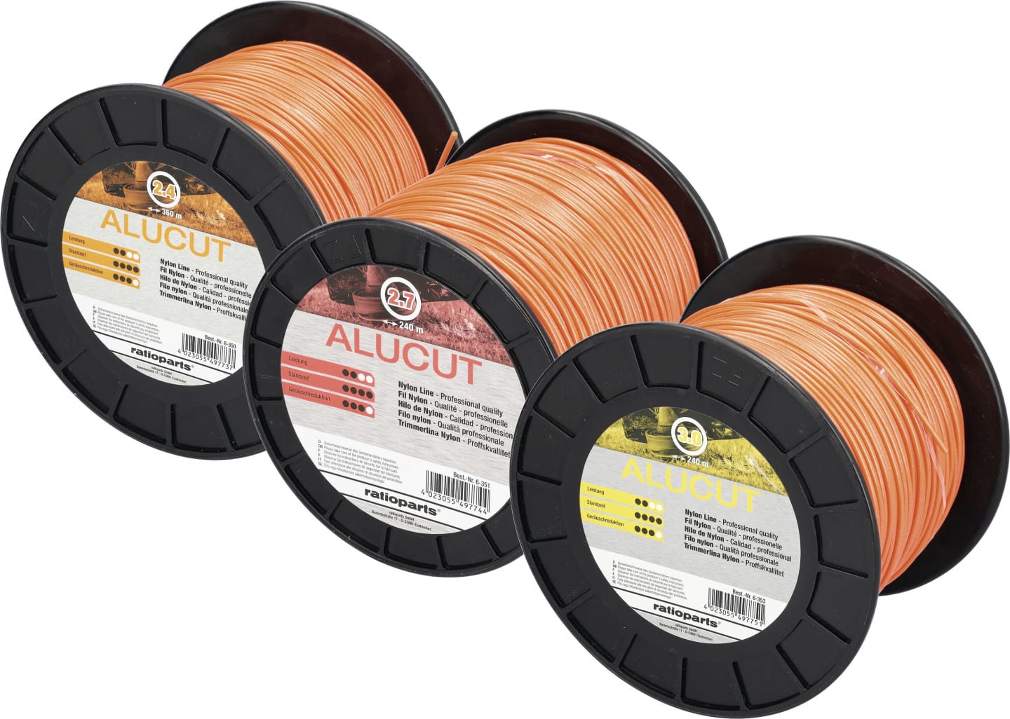 Mähfaden "Alucut" rund Spule