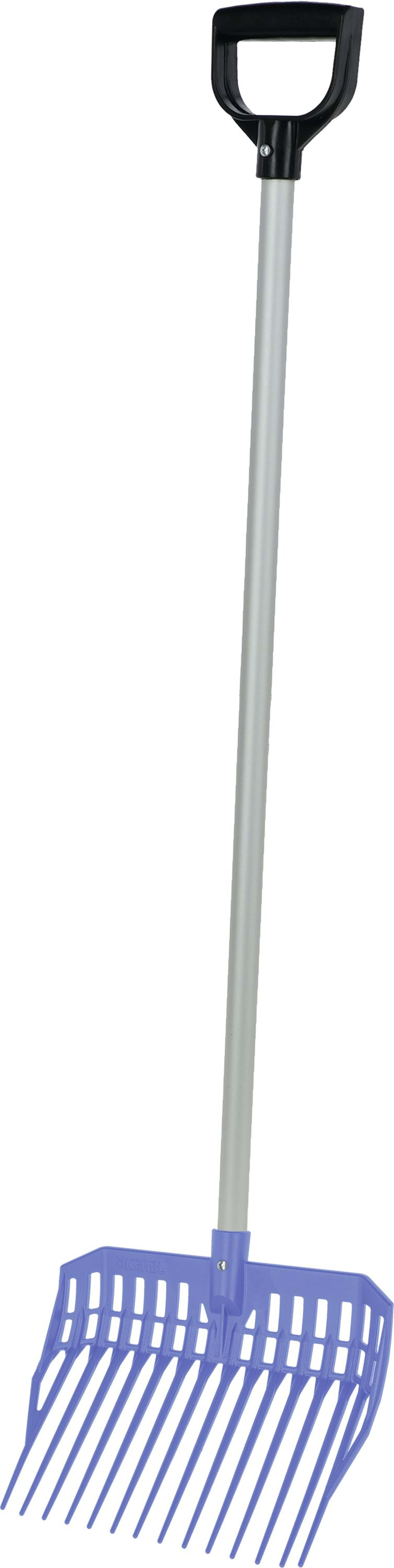 KERBL Dunggabel "EcoFork Mini" mit Stiel royalblau, für Kinder ab 5 Jahren, 3230577