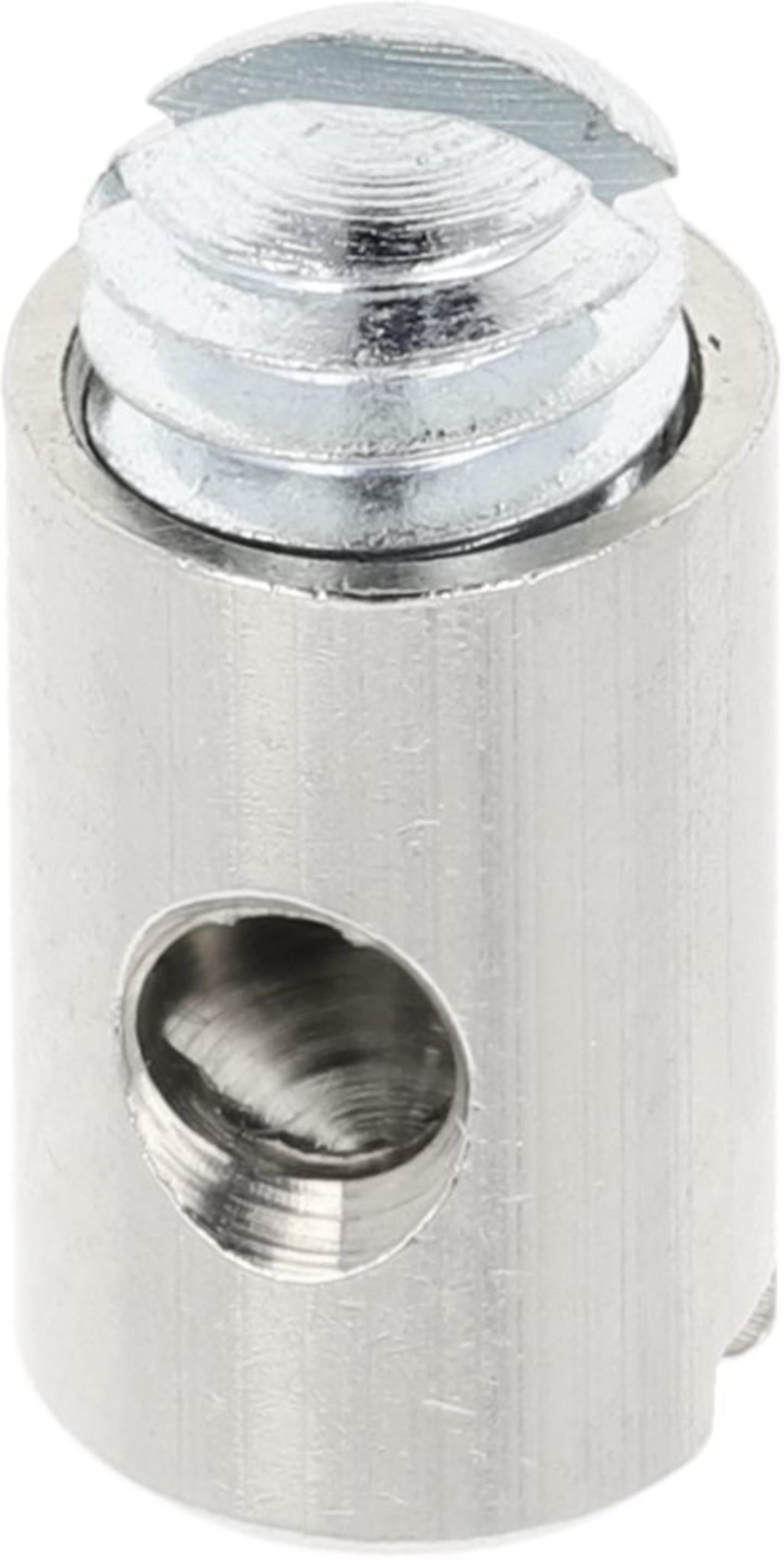 Schraubnippel Ø Schaft 5 mm, Länge 8 mm, montiert, mit Gewindestift M 4 x 4 mm