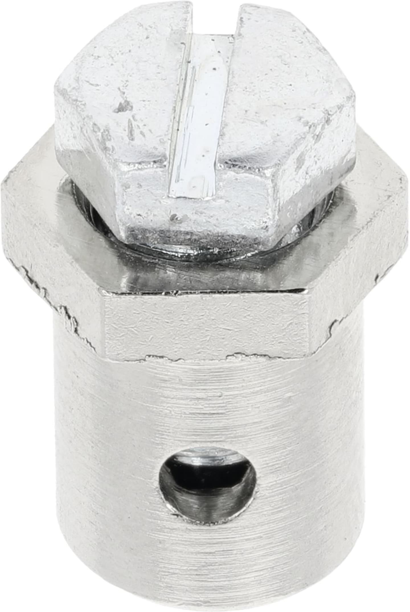 Schraubnippel Ø Kopf 8 mm, Ø Schaft 7 mm, Länge 10 mm, montiert, mit Sechskantschraube M 5 x 7