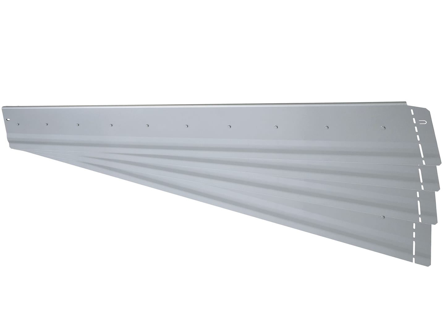 bellissa VK-Set Beeteinfassung Pro13 Metall 100 x 13 cm bestehend aus 4-20 Stck. a. 100 cm, Nutzlänge 4-20 m