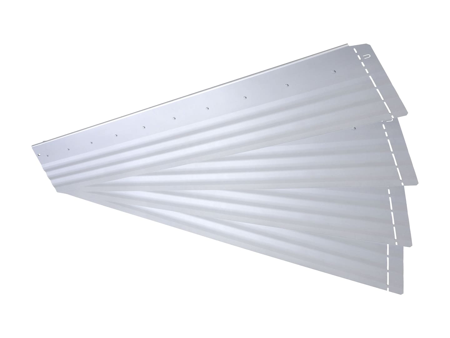 bellissa VK-Set Beeteinfassung Pro20 Metall 100 x 20 cm bestehend aus 4-20 Stck. a. 100 cm, Nutzlänge 4-20 m