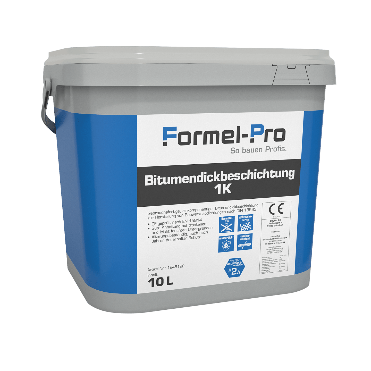Formel-Pro Bitumendickbeschichtung 1K 10 l