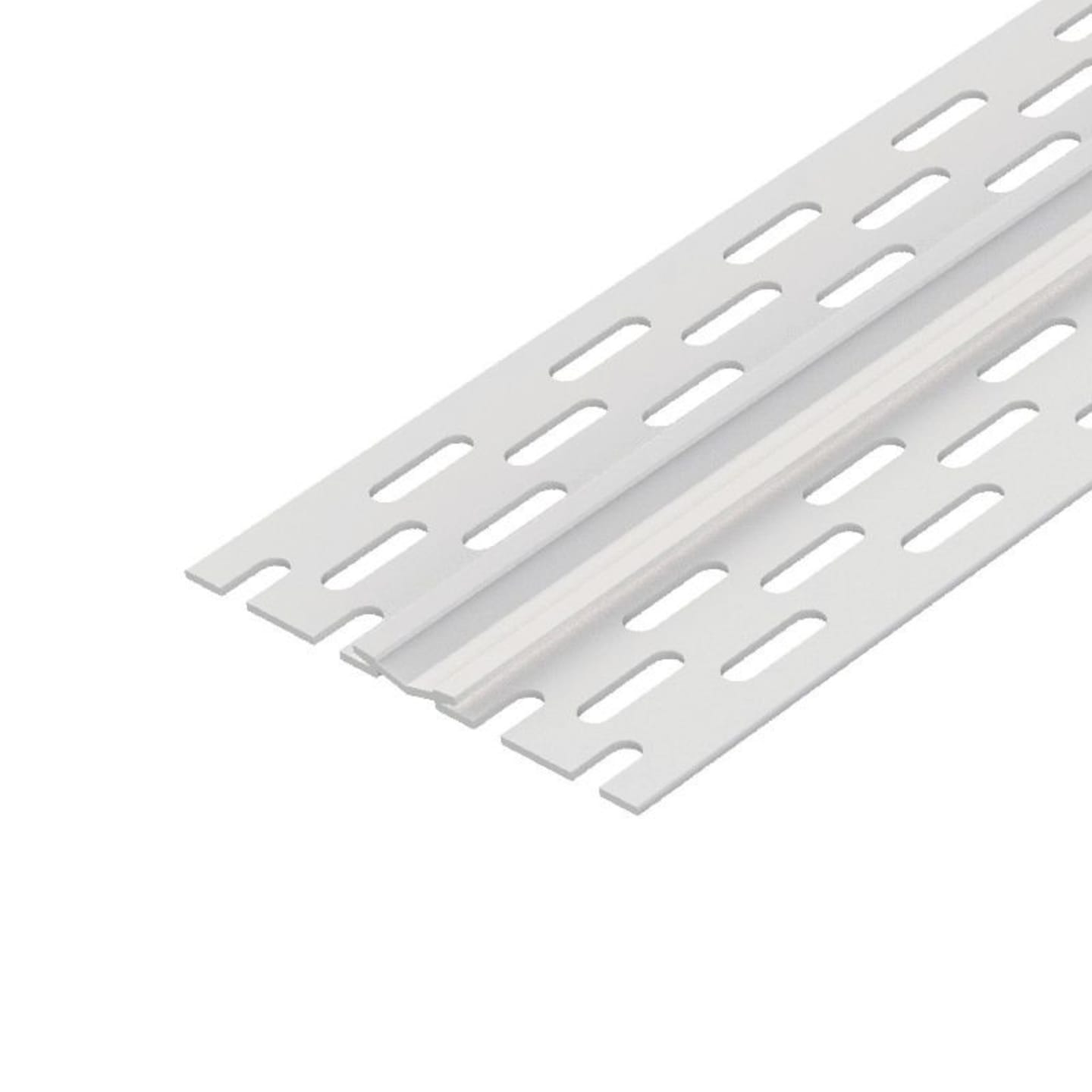 Formel-Pro Bewegungsfugenprofil für den Trockenbau, PVC, weiß, Rolle a 25 Meter