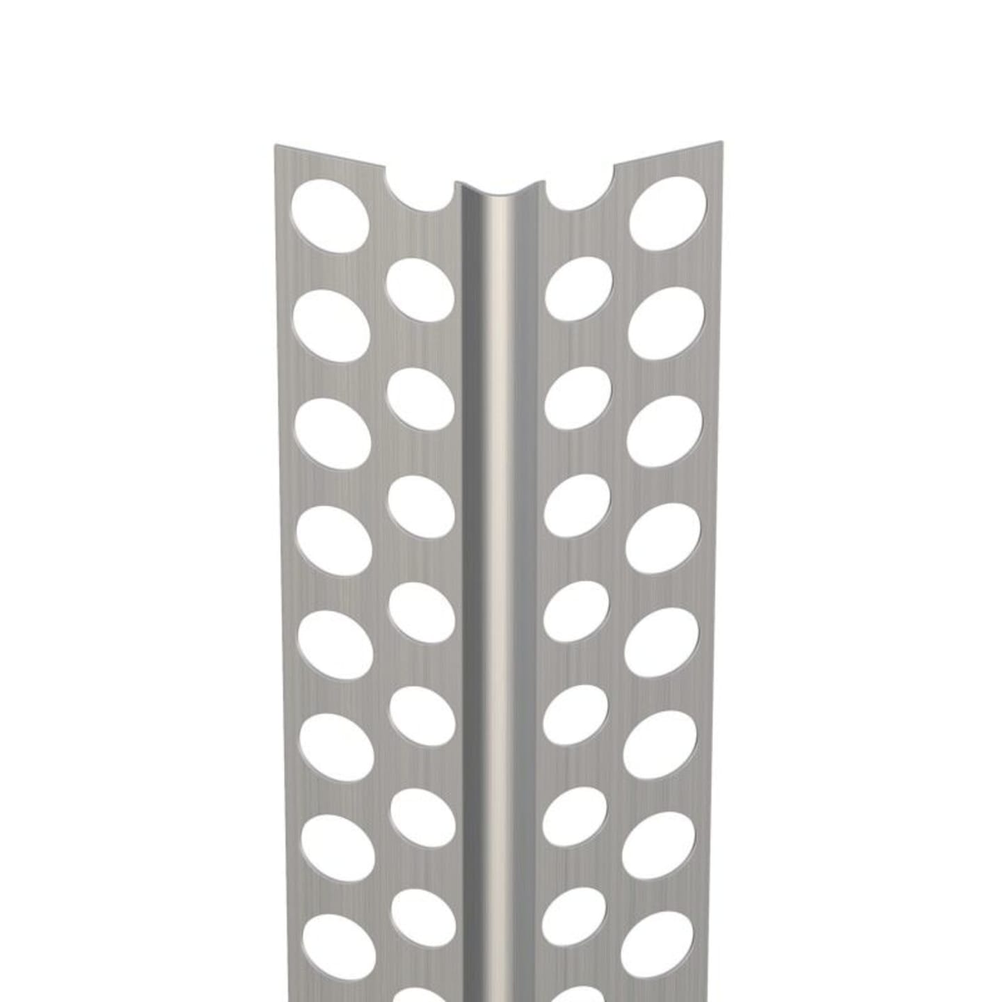Formel-Pro Kantenprofil für den Trockenbau, Aluminium, für 135°-Kante, 23x23mm, 2500mm lang